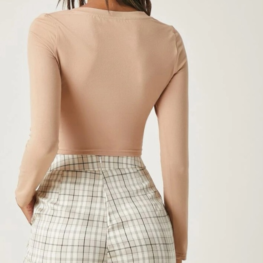 Solid Crop Top - image 2